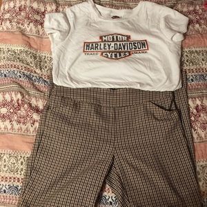 Plaid pants size 28